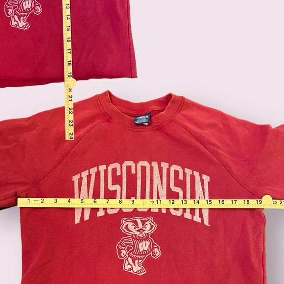 Outta Town | Women’s | Wisconsin Cropped Red Sweater | Size: XS - Picture 4 of 4